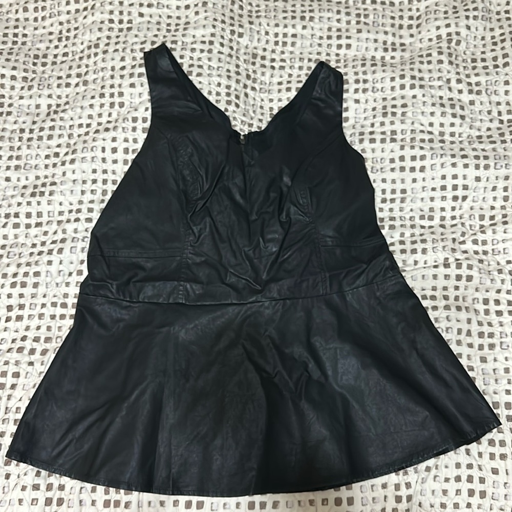 Torrid faux leather top